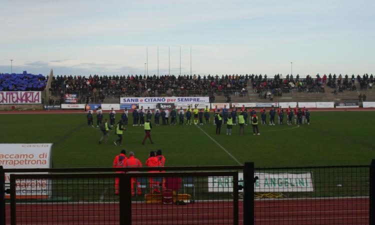 Una festa rossoblù: 1-2 per la Sambenedettese al Comunale di Civitanova