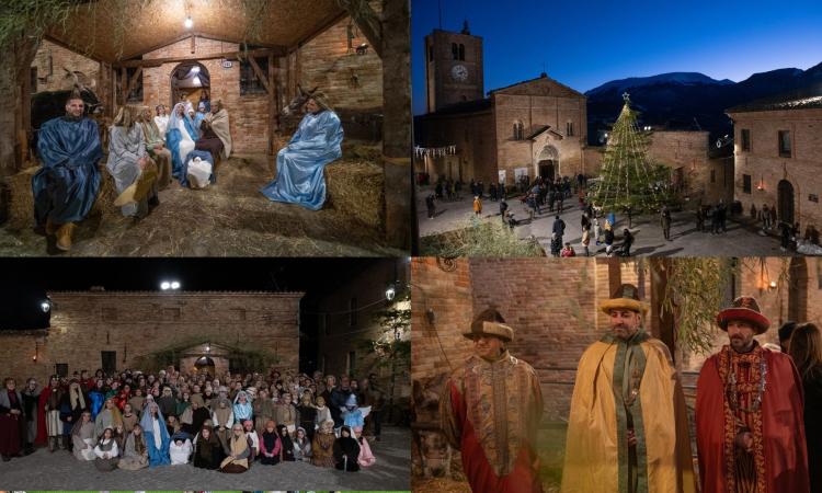 Dai Re Magi al bue e l'asinello: la magia del presepe vivente torna a incantare il borgo di Sarnano (FOTO)