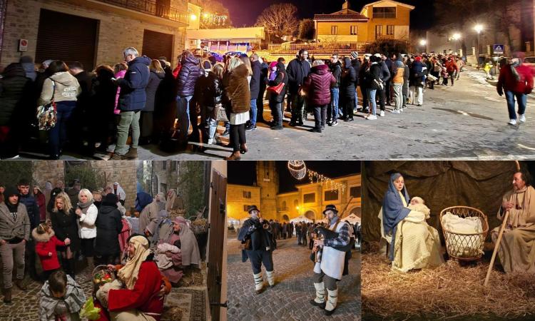 Gualdo, che numeri per il presepe vivente: oltre 4mila presenze nel borgo