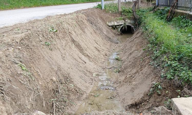 Tolentino, pulizia del Fosso San Martino: completati i lavori per evitare nuovi allagamenti