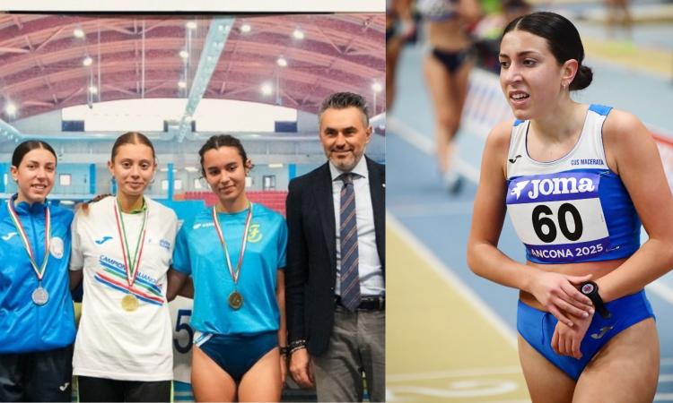 Cus Macerata, Elisa Marini da sogno ai Campionati italiani: argento e record regionale nella 3km di marcia Cus Macerata, Elisa Marini da sogno ai Campionati italiani: argento e record regionale nella 3km di marcia