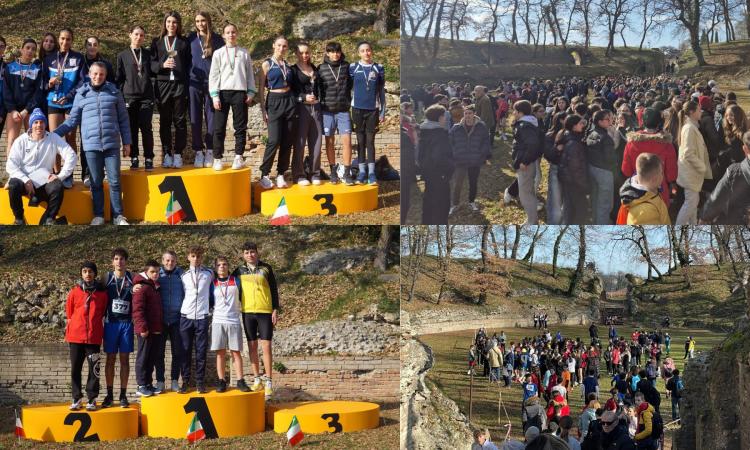 Urbisaglia in festa per la corsa campestre: 600 studenti "invadono" il Parco Archeologico Urbisaglia in festa per la corsa campestre: 600 studenti "invadono" il Parco Archeologico