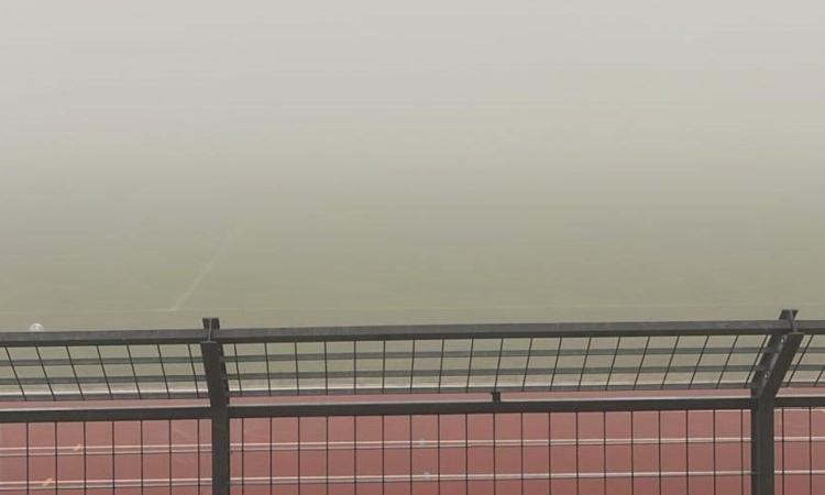 Nebbia sul Montefeltro, Urbino-Chiesanuova sospesa sullo 0-1: rinvio a data da destinarsi