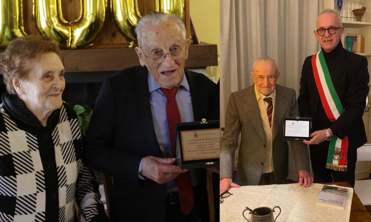 Civitanova festeggia due centenari: Francesco e Giuseppe testimoni di un secolo di storia Civitanova festeggia due centenari: Francesco e Giuseppe testimoni di un secolo di storia
