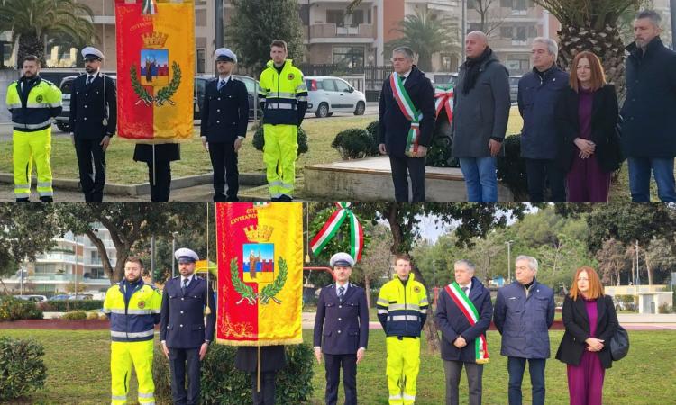 Civitanova, doppia celebrazione per il Giorno del Ricordo: deposte le corone ai giardini Cossetto e in piazza Abba Civitanova, doppia celebrazione per il Giorno del Ricordo: deposte le corone ai giardini Cossetto e in piazza Abba