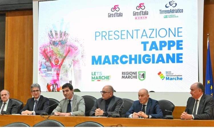 Il grande ciclismo sceglie le Marche, dal Giro d'Italia alla Tirreno-Adriatico: 6 tappe e quasi 1000 km