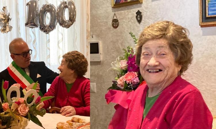 Civitanova,Maria Faletra compie 100 anni: “Un esempio di forza e amore per tutta la comunità”