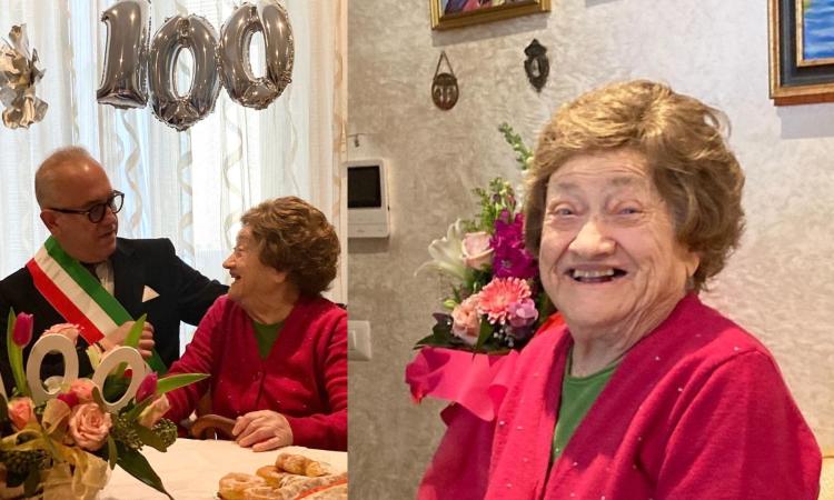 Civitanova,Maria Faletra compie 100 anni: “Un esempio di forza e amore per tutta la comunità” Civitanova,Maria Faletra compie 100 anni: “Un esempio di forza e amore per tutta la comunità”