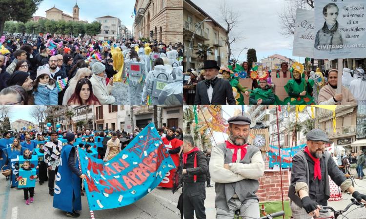 Civitanova, la carica degli oltre 700 in maschera per il Carnevale: pomeriggio di festa e musica Civitanova, la carica degli oltre 700 in maschera per il Carnevale: pomeriggio di festa e musica