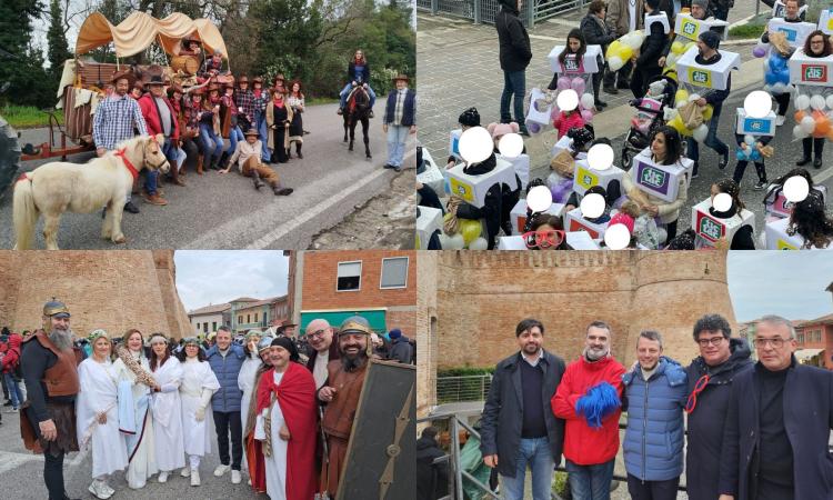 Urbisaglia, la prima edizione del Carnevale delle Antiche Rovine fa centro: tripudio di colori e gioia