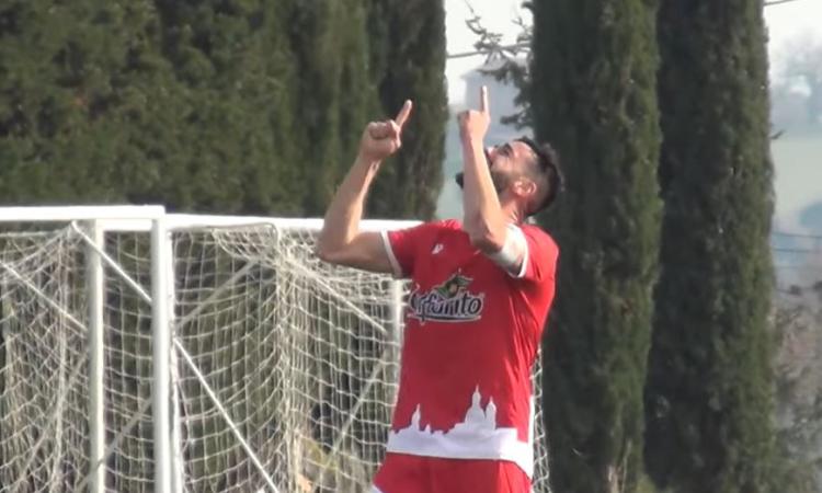 Prima l'assist poi il rigore procurato, Cognigni trascina la Maceratese e si commuove: "Vittoria dedicata a mio padre" (VIDEO)