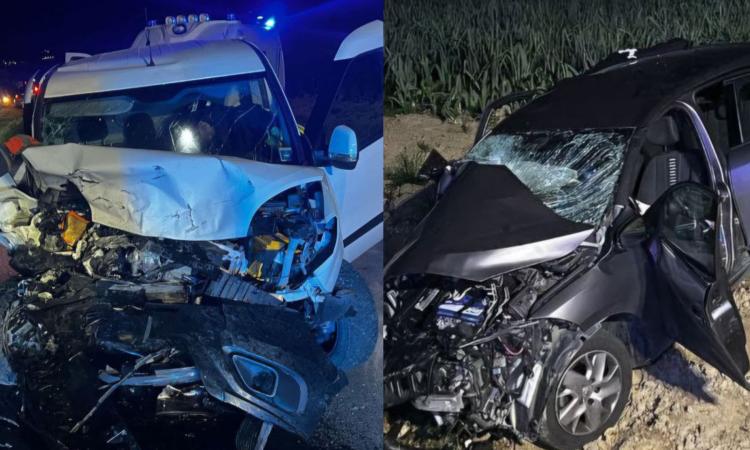 Scontro tra furgone e auto: due feriti in codice rosso, uno soccorso in eliambulanza (FOTO)