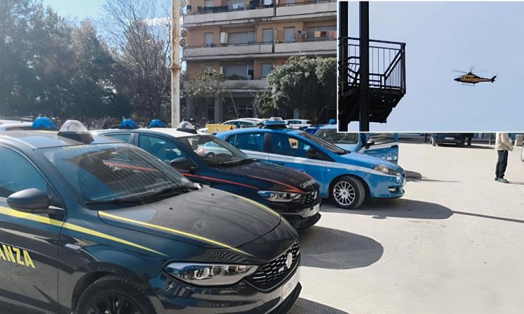 Porto Recanati, all'Hotel House controlli anche dall'alto con l'elicottero: 91 appartamenti al setaccio