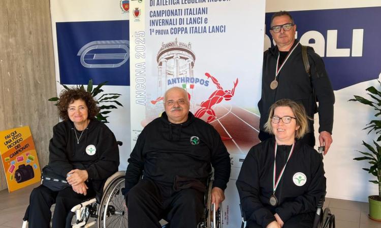 Sei medaglie per il Santo Stefano Sport di Porto Potenza ai campionati di atletica paralimpica