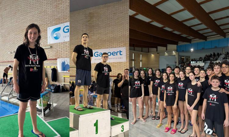 Centro Nuoto Macerata, dieci medaglie ai campionati regionali: 'triplete' per Alessandro Pianesi Centro Nuoto Macerata, dieci medaglie ai campionati regionali: 'triplete' per Alessandro Pianesi