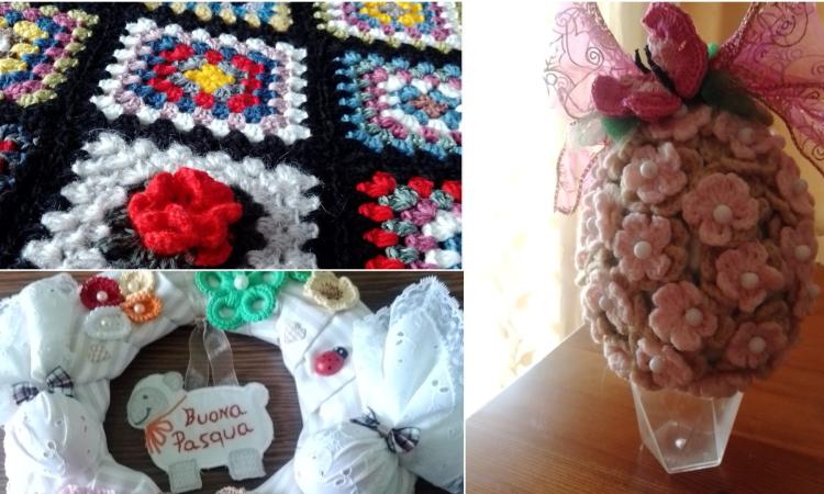 Urbisaglia, "l'uncinetto come terapia": la passione del circolo Lana e Filo alla Fiera di San Giorgio