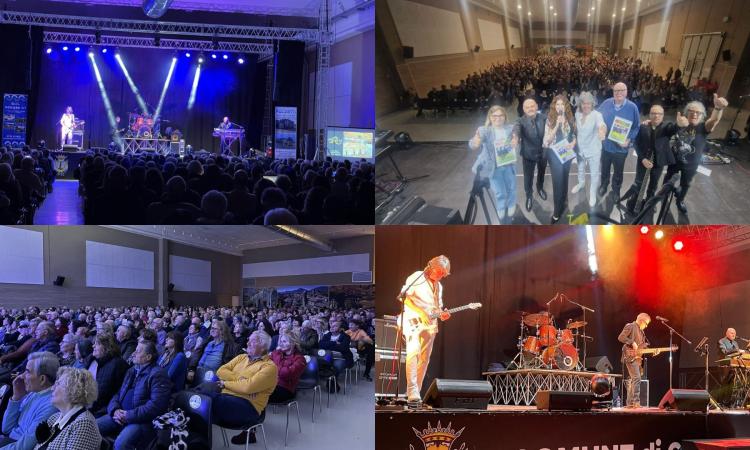 Castelraimondo, i Camaleonti fanno cantare il Lanciano Forum con i loro successi Castelraimondo, i Camaleonti fanno cantare il Lanciano Forum con i loro successi