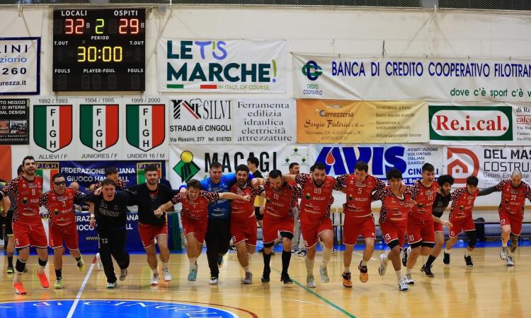 Pallamano, una Macagi Cingoli mai vista: quinta vittoria consecutiva in Serie A