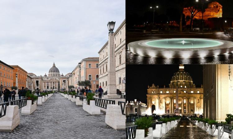 "Bianco Sibillino" protagonista a Roma del nuovo volto di via della Conciliazione e piazza Pia