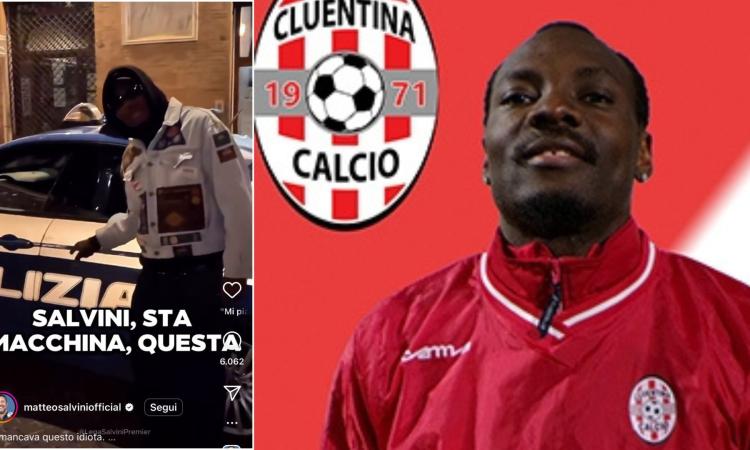 “Mangiamo gratis e sco* le italiane”: bufera sul calciatore della Cluentina, Salvini ricondivide il video