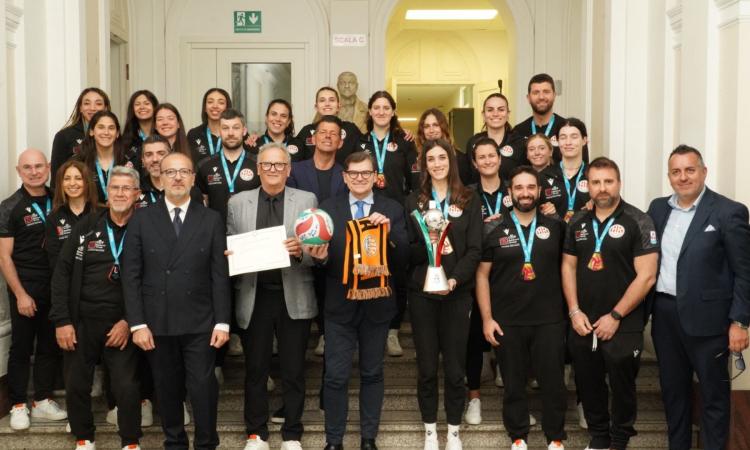 La Cbf Balducci Hr Macerata premiata dal Consiglio regionale: "Siete un esempio per tutte le Marche"