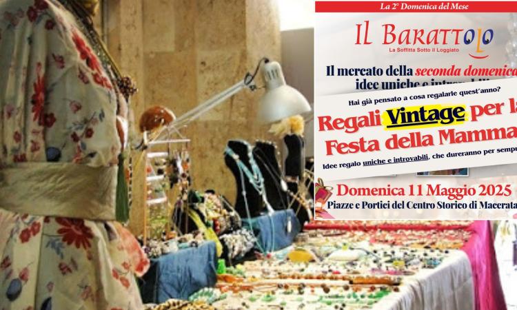 Macerata, passeggiando tra bancarelle e idee regalo: “Il Barattolo” celebra la Festa della Mamma