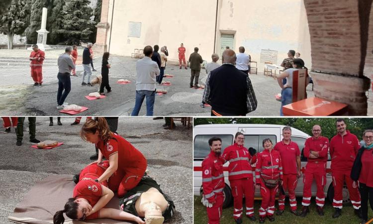 Croce Rossa e Comune di San Severino insieme per un primo soccorso partecipato a Castel San Pietro