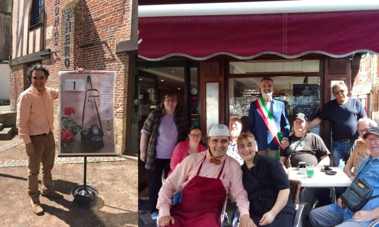 Loro Piceno abbraccia la Normandia: la mostra di PeppeCotto unisce immagini e sapori