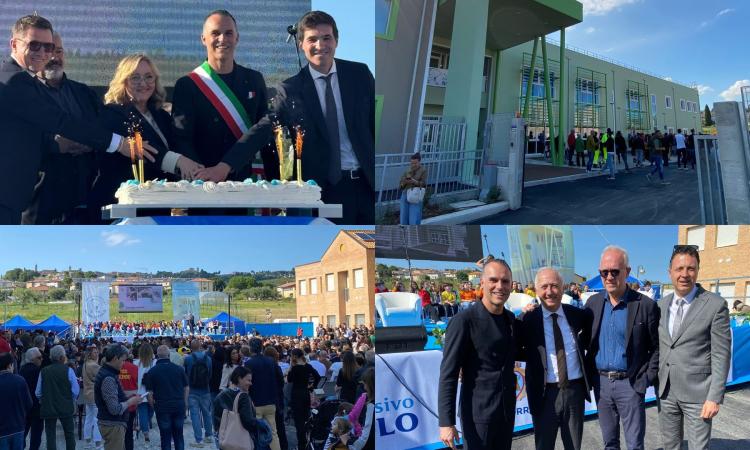 Morrovalle in festa: inaugurato il nuovo polo scolastico Marco Polo, un gioiello per 624 alunni