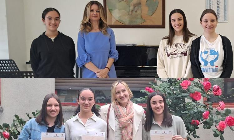 Tre studentesse del Convitto Leopardi vincono il Concorso Zangarelli 2025: trionfo musicale a Città di Castello