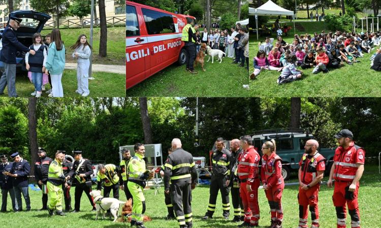 A Montelupone la sicurezza si insegna sul campo: gli studenti incontrano la Protezione Civile e le forze dell'ordine