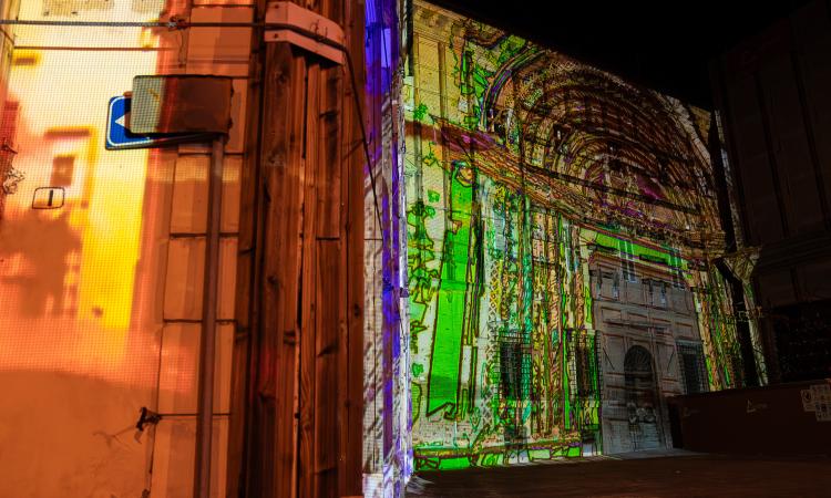 Camerino, debutta “Storie di Luce”: videomapping emozionale per la Corsa alla Spada