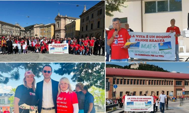 San Severino Marche marcia per la vita: in centinaia alla Camminata per la Sicurezza Stradale