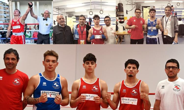 Macerata Boxing Club centra il bis d’oro agli Elite regionali: Abazi e Ciccalè sul tetto delle Marche Macerata Boxing Club centra il bis d’oro agli Elite regionali: Abazi e Ciccalè sul tetto delle Marche