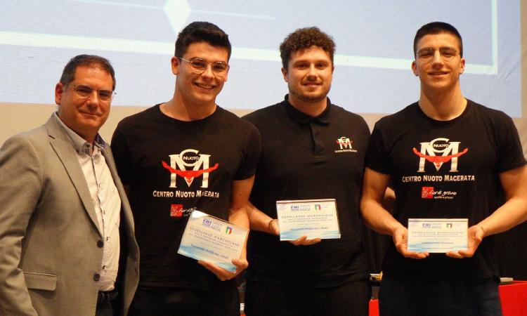 Salvamento, il Centro Nuoto Macerata brilla tra le eccellenze marchigiane: premio dalla Fin