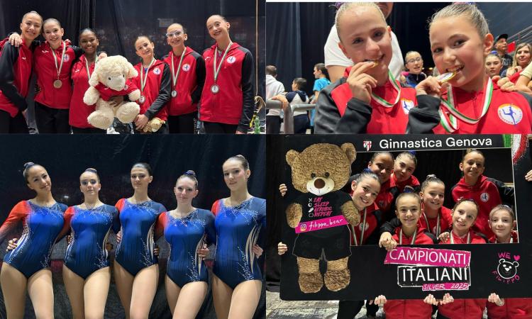 La Ginnastica Macerata brilla al campionato italiano di Genova: un oro e due bronzi per le atlete marchigiane