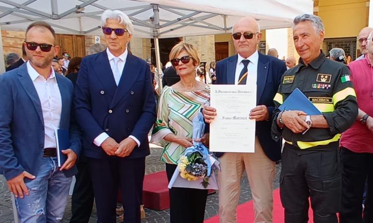 Montecassiano, una vita al servizio per gli altri: Franco Marcucci nominato Cavaliere della Repubblica