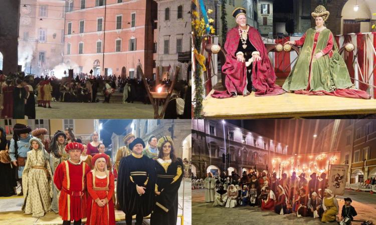 San Severino, corteo storico da record: oltre 2mila figuranti per il Palio dei Castelli