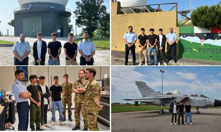 Potenza Picena - Radar e difesa dello spazio aereo: gli studenti del Leopardi entrano nel cuore dell’Aeronautica