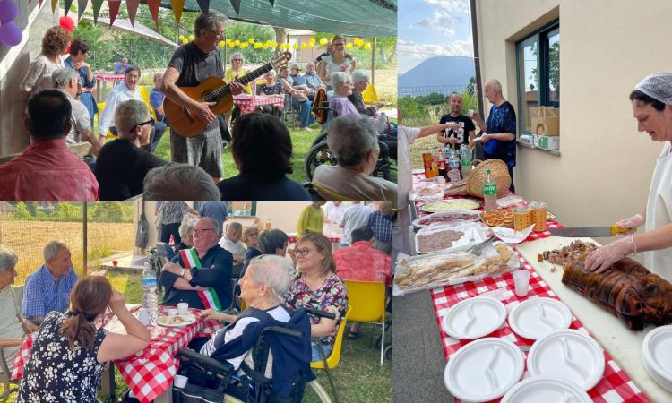 Castelraimondo, domenica di festa alla Casa di Ospitalità: il picnic 0/100 tra sorrisi, musica e condivisione