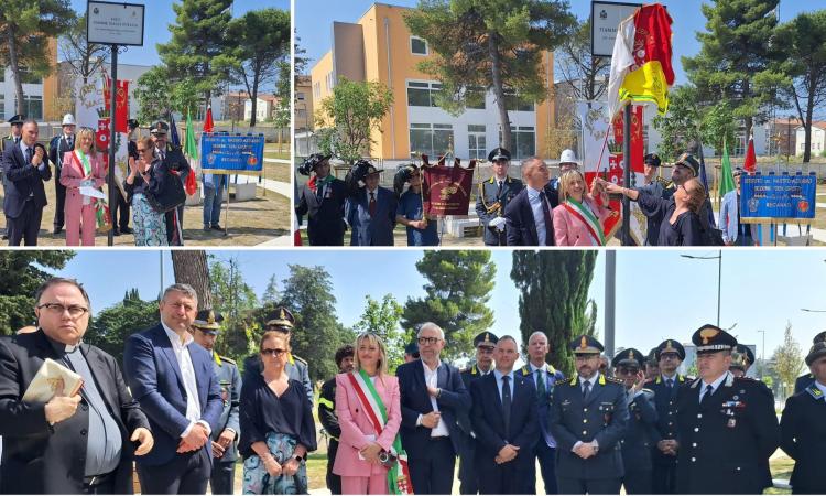 Macerata dedica un parco alle Fiamme Gialle: "Spazio di legalità e memoria"
