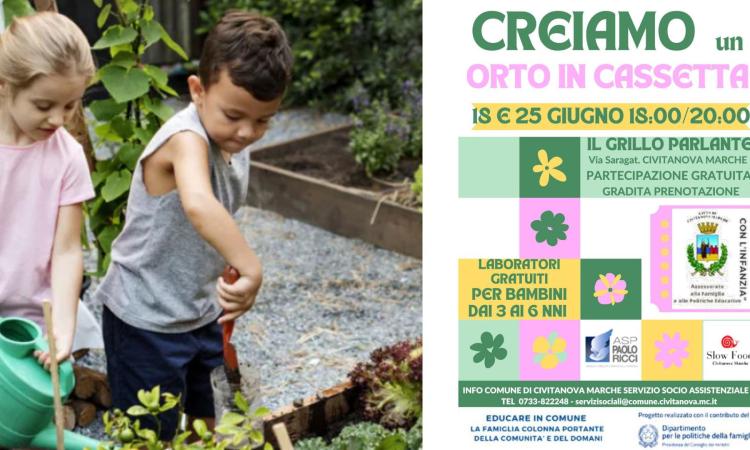 A Civitanova tornano i laboratori che uniscono gioco, ecologia e cittadinanza: dai 3 ai 6 anni A Civitanova tornano i laboratori che uniscono gioco, ecologia e cittadinanza: dai 3 ai 6 anni