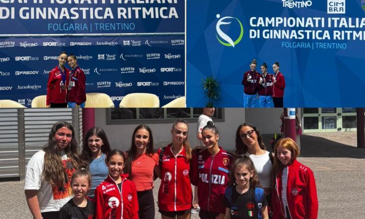Ginnastica Fabriano da record: sette medaglie agli Assoluti. Brilla la stella di Sofia Raffaeli