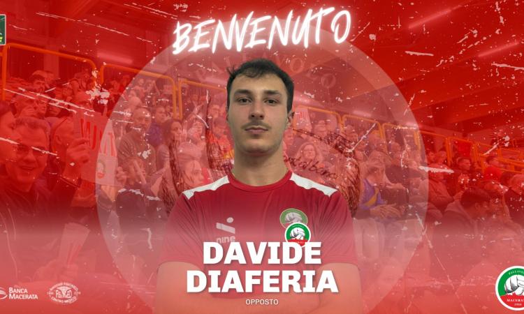 Pallavolo Macerata, freccia campana per l'arco di coach Giannini: ufficiale l'opposto Davide Diaferia Pallavolo Macerata, freccia campana per l'arco di coach Giannini: ufficiale l'opposto Davide Diaferia