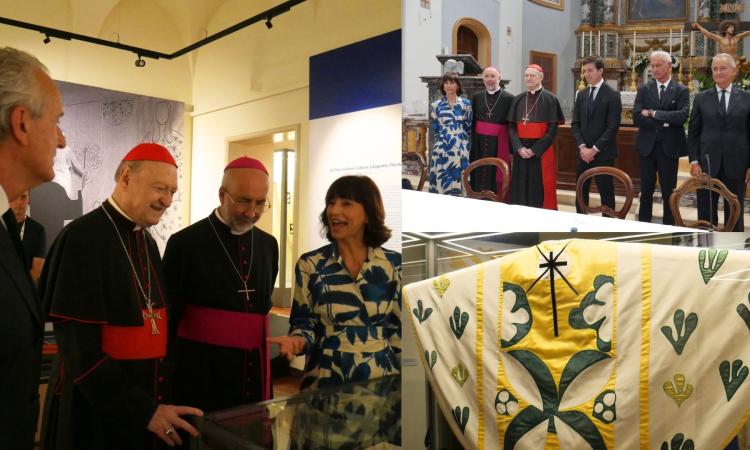 Macerata, inaugurata la mostra che riscopre l’opera sacra di Matisse: quattro inedite casule liturgiche (FOTO e VIDEO)