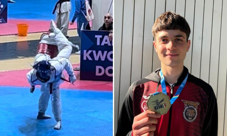 Gabriele Bartoli orgoglio di Matelica: successi nazionali e internazionali nel taekwondo