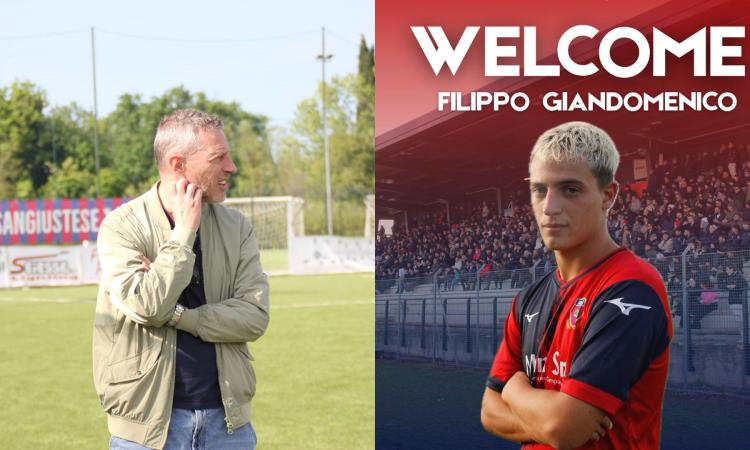 Sangiustese, colpo under: Filippo Giandomenico in rossoblù. Sarà allenato da papà Luigi