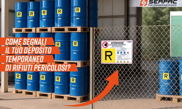 Come segnali il tuo deposito temporaneo di rifiuti pericolosi?