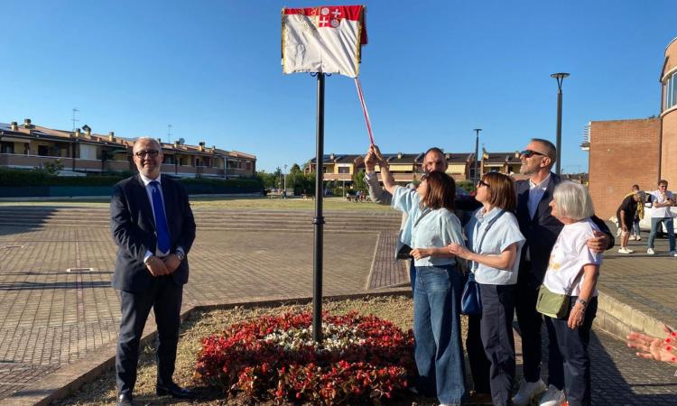Macerata, piazzale di Villa Potenza intitolato a Tito Antinori: “Un esempio di altruismo” (VIDEO)