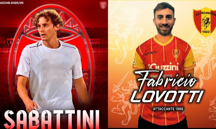 Serie D: la Maceratese si rinforza a centrocampo con Sabattini, la Recanatese scommette su Lovotti
